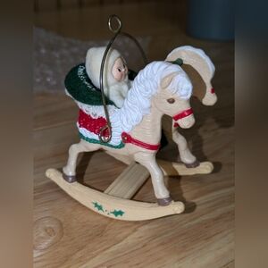 Hallmark Keepsake Ornament 1988 Baby's First Christmas Rocking Horse No Box